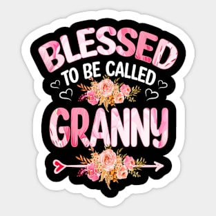 granny - blessed to be called granny Sticker